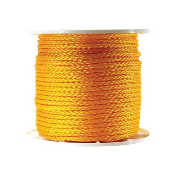 Wellington Wellington P2424S0500Y01S dia. mond Braided Poly Rope Spool 0.37 in. x 500 ft. 72964 - main